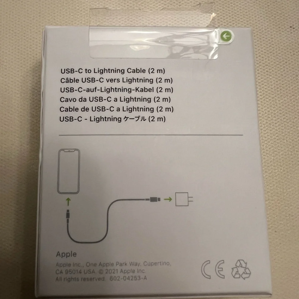 USB-C to Lightning Cable (2 m)